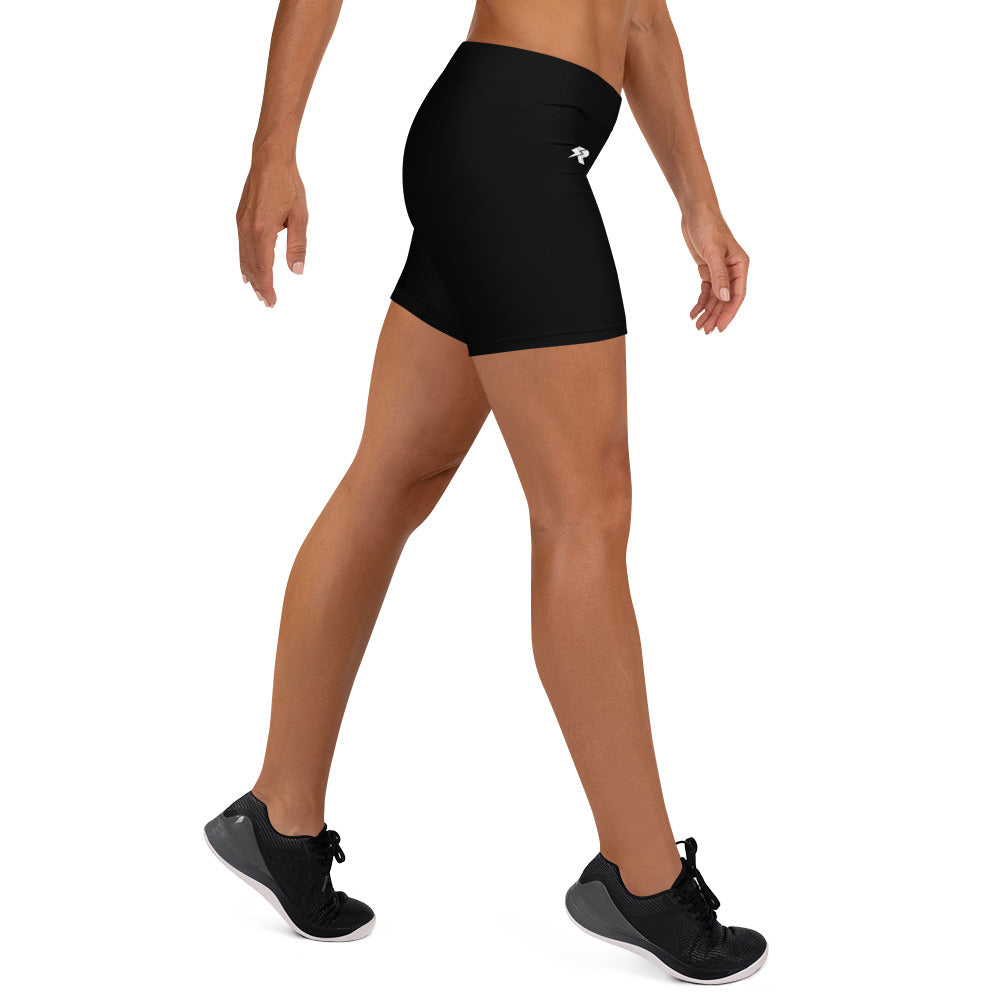 Basic Black Logo Shorts